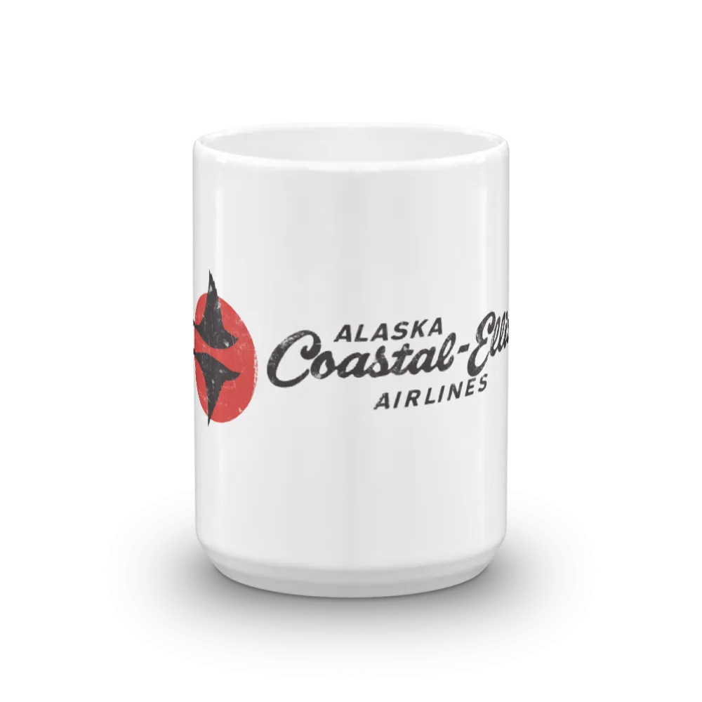 Vintage Alaska Coastal-Ellis Airlines Coffee Mug