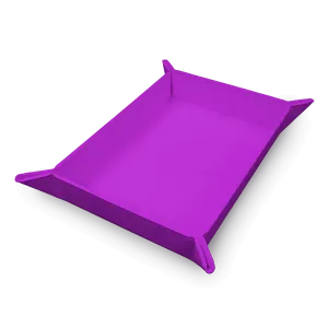 Vivid Magnetic Folding Dice Tray - Purple