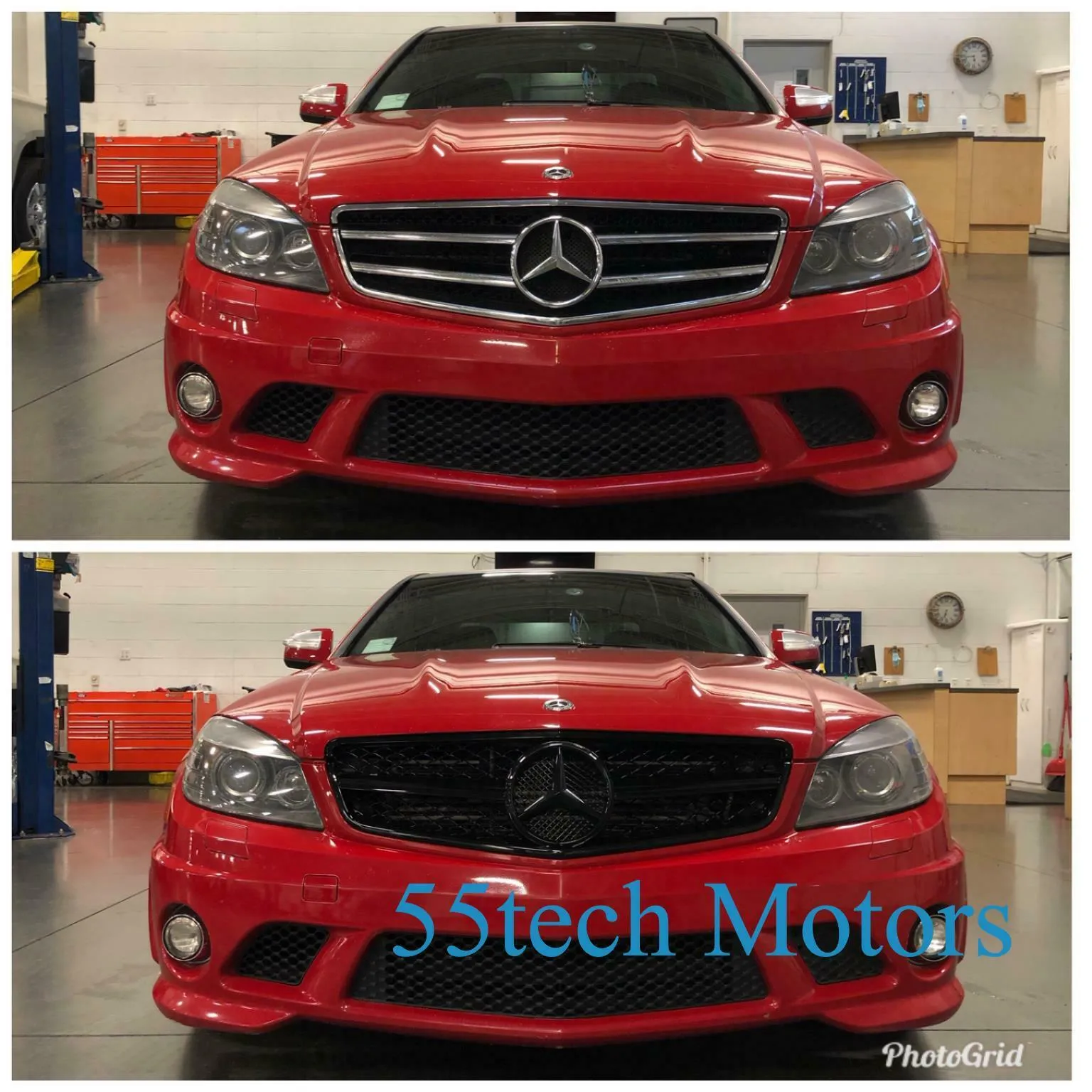 W204 C63 AMG Grille ILLUMINATED LED STAR 2008~2011 (C63 AMG ONLY)