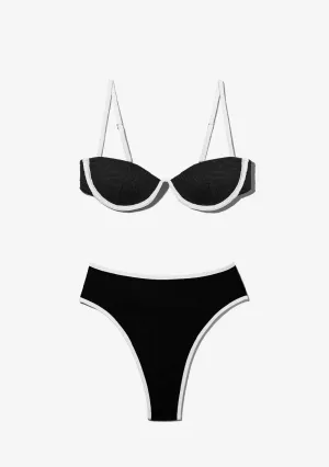 Wake Top   Wake Bottom Bikini Black