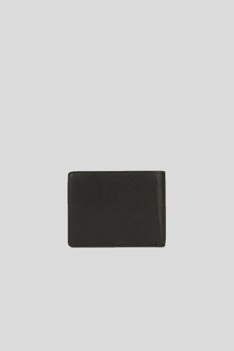 Wallet Trifold Tumbled - Black