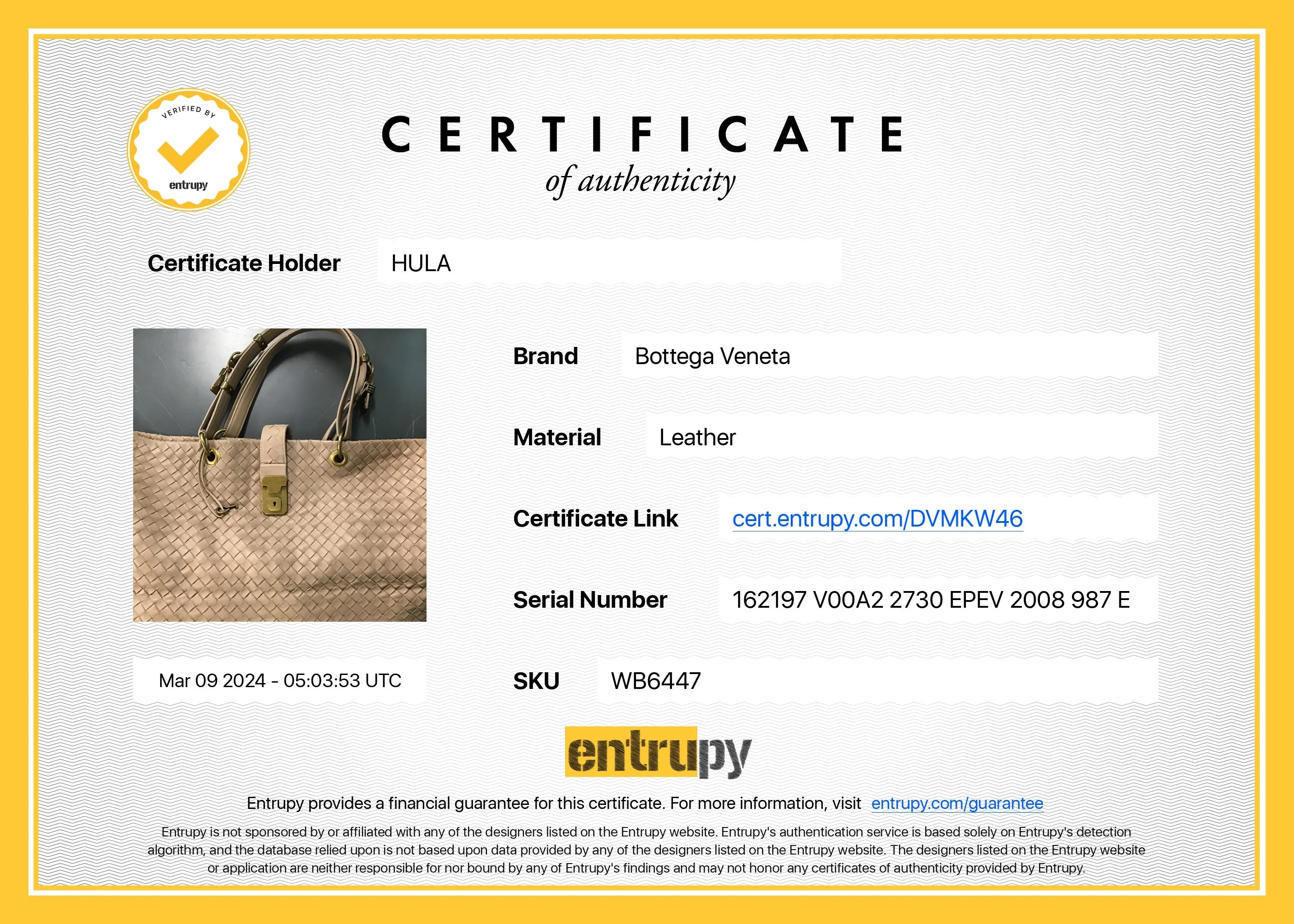 [WB6447] Bottega Veneta | Shopper