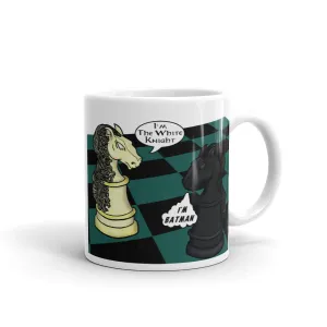 White Knight Dark Chess Match Mug