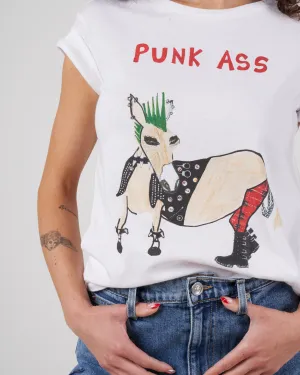 white tee - punk ass