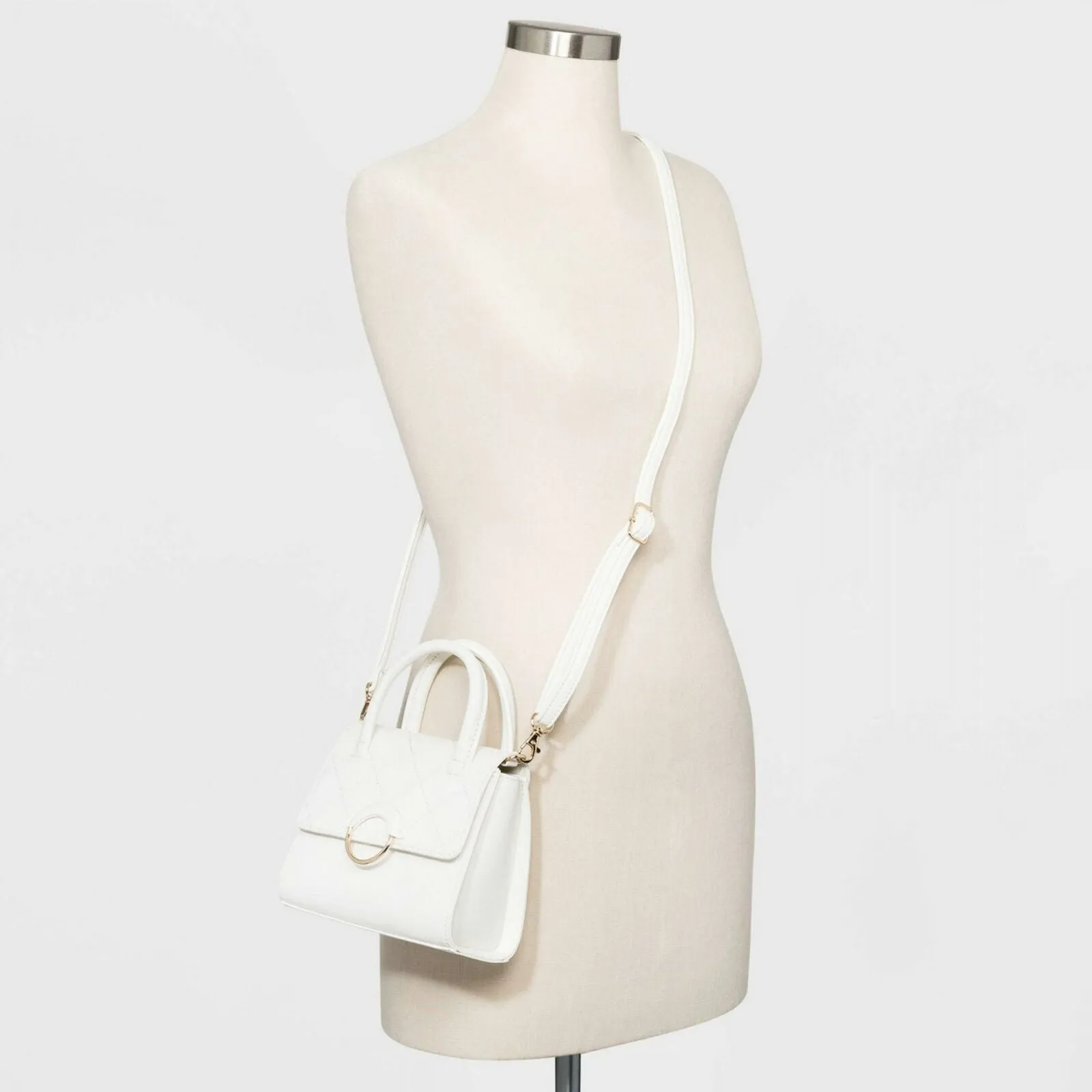 Wild Fable Ring Closure Double Handle Crossbody Bag