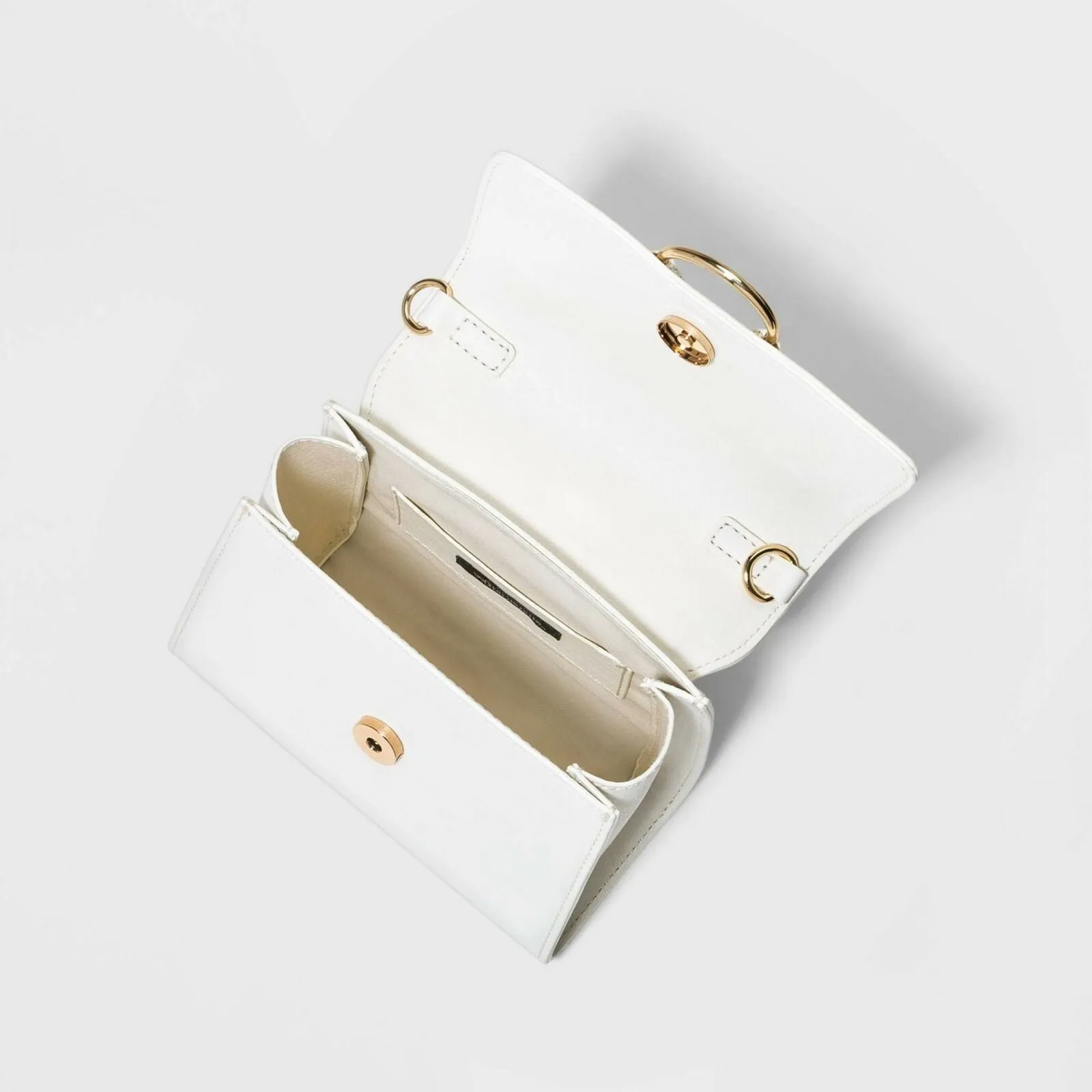 Wild Fable Ring Closure Double Handle Crossbody Bag