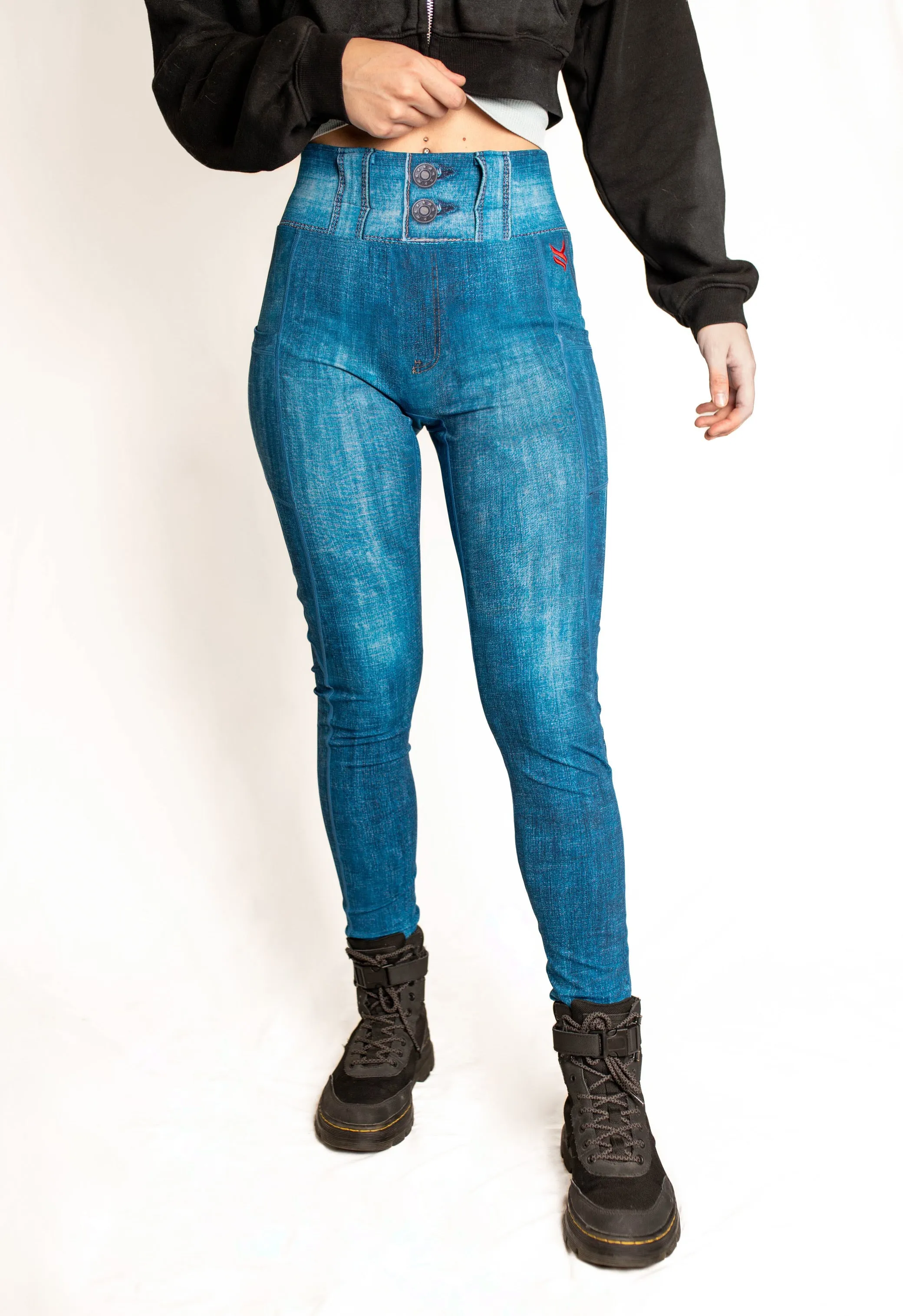 Women's High Rise EDC Jeggings, Curvy