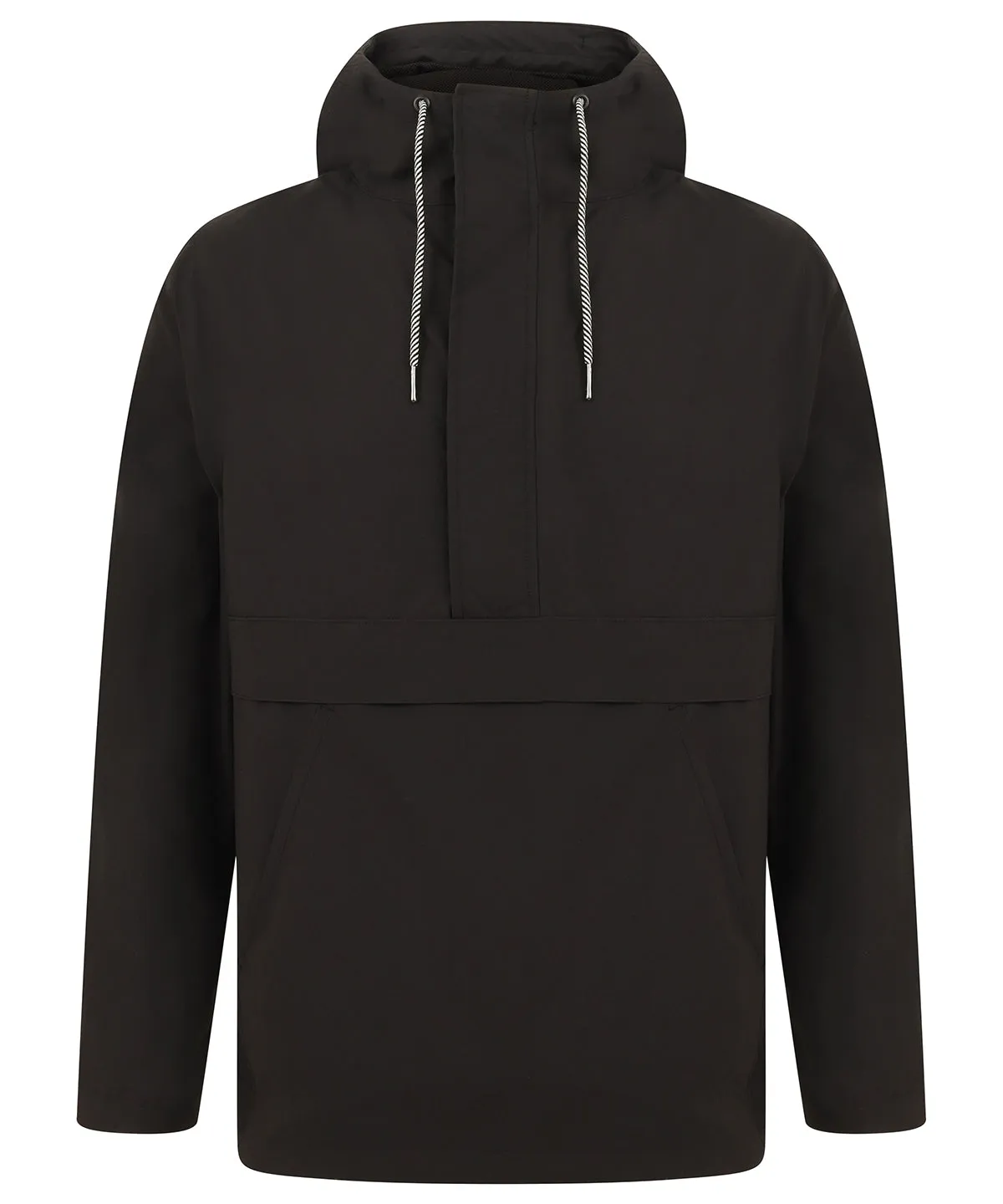 WORKWEAR SAMPLE SALE 2024 - FR905 Front Row Half Zip Jacket - Black - Size Large